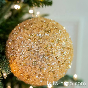 6 &#39;&#39; Sequin perle champagne paillettes de Noël ornements de Noël